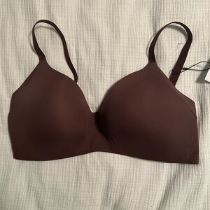 Seamless Brown Women's Bra
